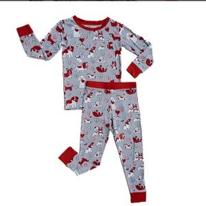 Little Sleepies “Furever Valentine” 2-Piece Pajama Set – Size 2T – EUC